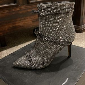 I.N.C International Concepts mid heel crystal booties size 7 so beautiful.